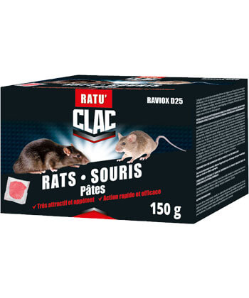 Pâte anti-souris et anti-rats 10 pièces RODI CLAC