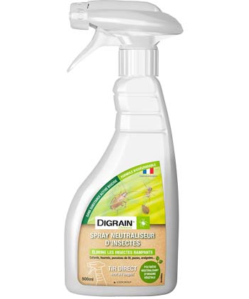 Digrain laque 500ml - Insecticide araignée